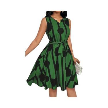 Imagem de Vestido feminino plus size - NONE, BR-G5, Verde