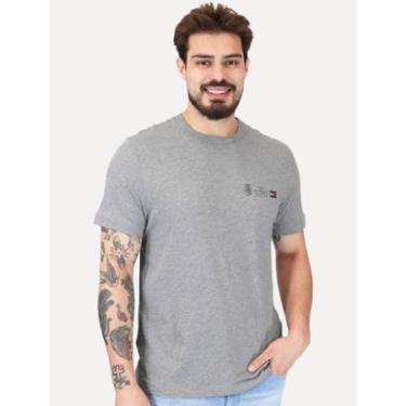 Imagem de Camiseta Tommy Hilfiger Regular Small Crest Outline Masculina-Masculino