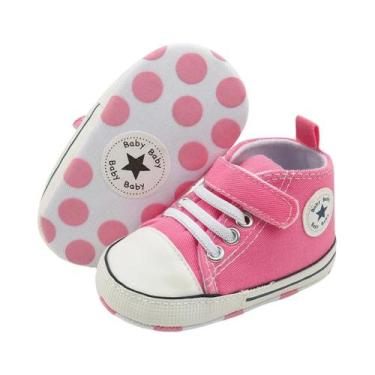 Imagem de Tênis Casuais De Cano Alto Para Bebês, Primeiros Passos, Em Lona, Com 