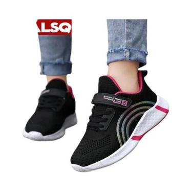 Imagem de Tênis Leves De Malha Para Meninas, Calçados Casuais Respiráveis Para C