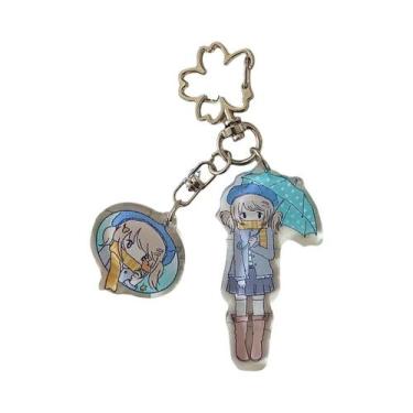 Imagem de Chaveiro De Acrílico Para Celular E Bolsa Com Personagens Fofos Para M