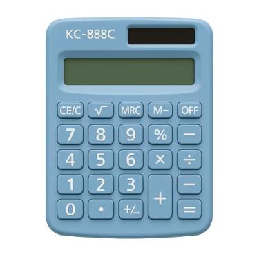 Imagem de Calculadora Pequena Mini De Bolso Visor Grande e Teclas com Função - N