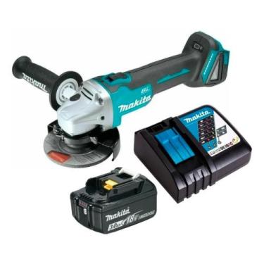 Imagem de Esmerilhadeira Angular a Bateria Brushless 18V 3.0Ah DGA504 125mm 5" c