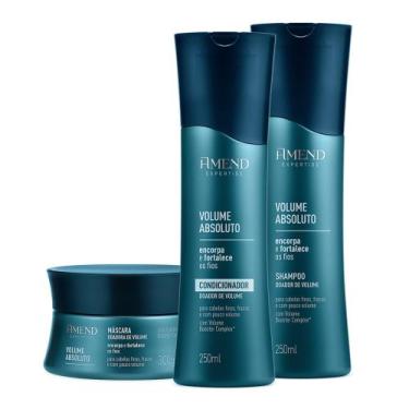 Imagem de Kit Shampoo + Condicionador + Máscara  Amend Expertise Volume Absoluto
