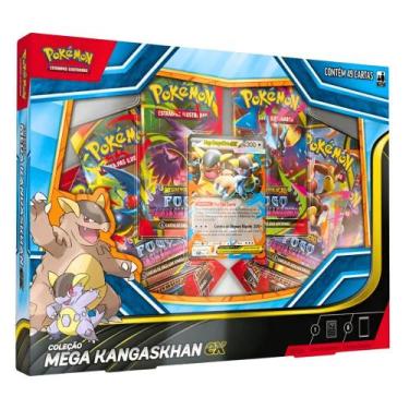 Imagem de Pokémon Coleção Mega Kangashhan Ex 49 Cartas 10064 36059 - Copag
