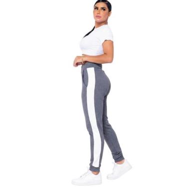 Imagem de Calça Jogger Feminina No Crepe de Malha - Momento vestido, G, Preta li