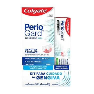 Imagem de Kit Periogard Cuidado da Gengiva Creme Dental + Enxaguante - Colgate