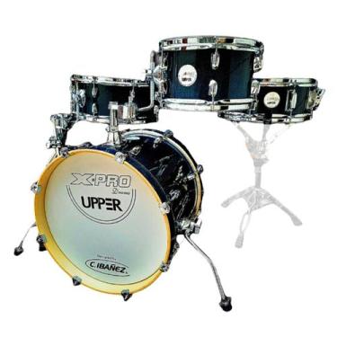 Imagem de Bateria X-Pro Upper Compact Sparkle Bumbo 16 Shell Pack - Azul