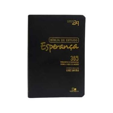 Imagem de Bíblia de estudo Esperança - Capa Preta - Edições Vida Nova