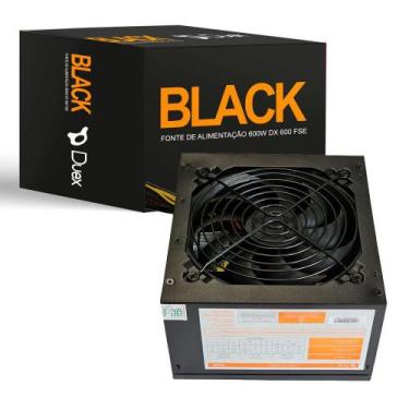 Imagem de Fonte de Alimentação Duex 600W DX 600FSE Bivolt Preta