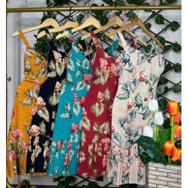 Imagem de vestido estampado - Com Amor Store, Preto, G
