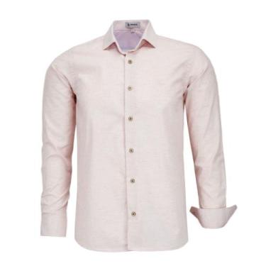 Imagem de Camisa Social Masculina Amil Manga Longa Comfort Sem Bolso Linho 1809 