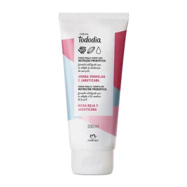 Imagem de Creme Desodorante Nutritivo para o Corpo Tododia Amora Vermelha e Jabu