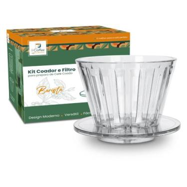 Imagem de Coador De Café V01 Médio V60 Premium Durável Fácil De Lavar Icoffee, B