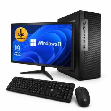 Imagem de Computador Completo Core i5 8GB SSD 240GB Monitor 19 para Trabalho e E