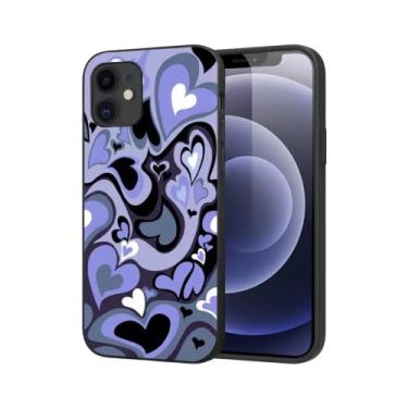 Imagem de CUTTIZ Capa de telefone compatível para iPhone 14 Plus masculina menina padrão de amor para iPhone 13 11 12 14 Pro Max Mini 6 7 8 Plus XS XR bonito macio exclusivo capa de telefone personalizada (D1, iPhone 6plus/6Splus)