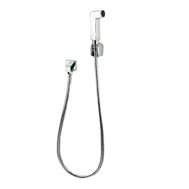 Imagem de Ducha Higienica Para Banheiro Completa Cromada Acabamento Metal