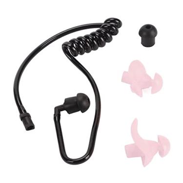 Imagem de Substituição do Tubo Acústico, Substituição Ergonômica do Tubo Acústico do Fone de Ouvido, Tubo da Bobina Acústica Com Fones de Ouvido para Fones de Ouvido Com Rádio Bidirecional (fones de ouvido rosa)