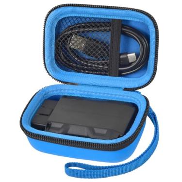 Imagem de Capa compatível com TOPDON TopScan OBD2 Scanner Bluetooth sem fio OBDII ferramenta de diagnóstico para todos os sistemas, caixa de armazenamento de leitor de código de cartão para cabos USB (apenas