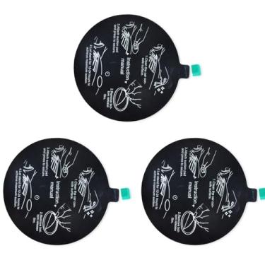 Imagem de UAYESOK Placa de montagem em disco com ventosa de para-brisa para suporte de telefone de carro, suporte de rádio portátil, disco adesivo forte de 78 mm para câmera de painel, GPS, tablet (3 pacotes)