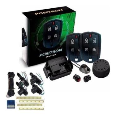 Imagem de Kit Alarme Para Carro Pósitron Cyber Ex360 e Kit Travas 4 Portas Unive