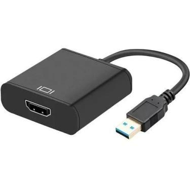 Imagem de Usb 3.0 Para Vga+hdmi Conversor Adaptador Hd 1080p Computado - FLY