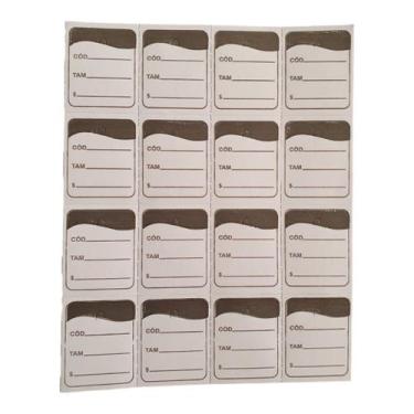 Imagem de 2000 Etiquetas Tag 30x38 Para Precificação de Roupas e Acessórios  - S