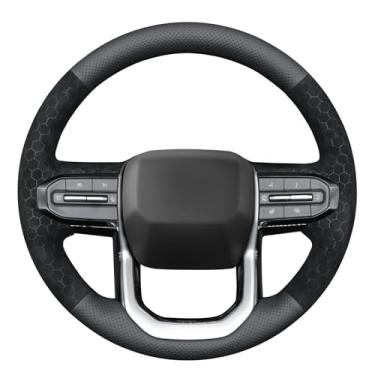 Imagem de MEWANT Capa de volante costurada à mão para Chevrolet (Chevy) Colorado 2023-2025 Acessórios de volante para Chevrolet (Chevy) Colorado