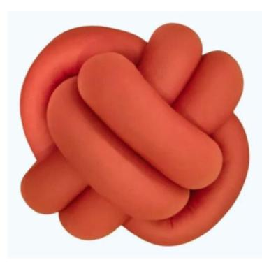 Imagem de Almofada Nó Escandinavo Decorativa Moderna Diversas Cores - Enxovais A