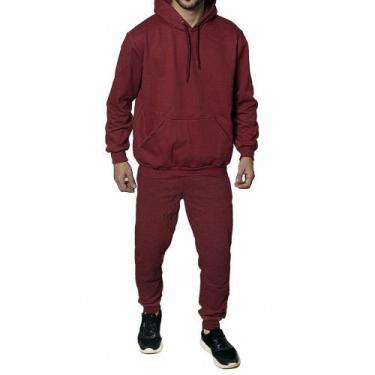 Imagem de Conjunto Moletom Calça Blusa Masculino Canguru Abrigo - FOR STREET, Bo