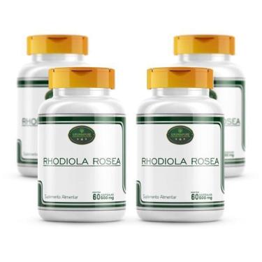 Imagem de Rhodiola Rosea Pura Cápsulas 500 Mg 4 Frascos