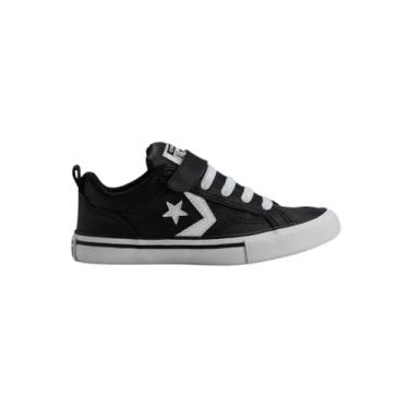 Imagem de Tênis Converse All Star Pro Blaze Strap Infantil (Preto/Branco, BR, Criança de 9 a 12 anos, Numérico, 30)