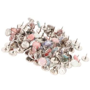 Imagem de Acouto Caixa de Armazenamento de Tachinhas de Metal Banhado Colorido de 120 Unidades Incluída para Sala de Aula de Escritório e Projetos DIY