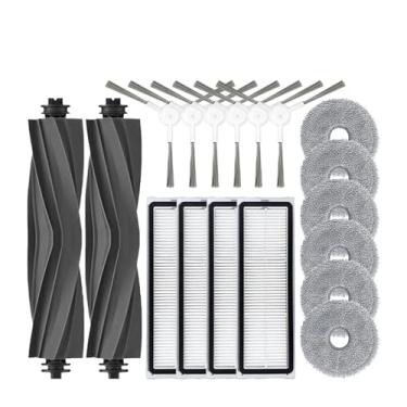 Imagem de Compatible With Dreame Bot L10 Prime / L10s Pro / L10 Pro Vacuum Cleaner Main Roller Side Brush Hepa Filter Mop Cloths Rags Accessories(18PCS)