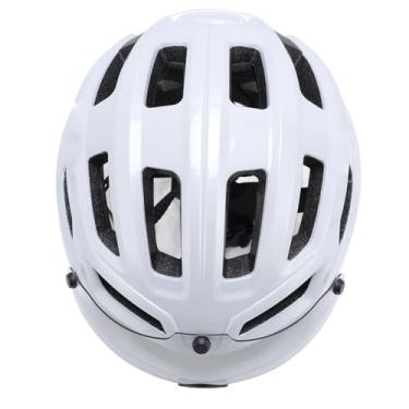 Imagem de XUXHOU Capacete de Bicicleta Com óculos Fotocrômicos Magnéticos Removíveis, Capacete de Ciclismo Leve para Homens, Mulheres e Adultos, Segurança à Prova de Impacto Com 21 Aberturas para Ciclismo Em