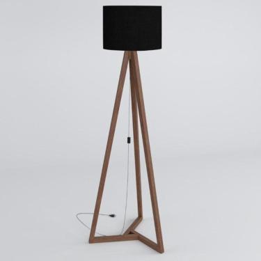 Imagem de Luminaria Piso 1.6 Tripe Integra Finger Abajur Preto