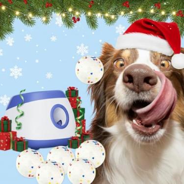 Imagem de Lançador automático de bolas para cães, lançador automático de bolas para cães de médio a grande, máquina de bolas de tênis de controle remoto para cães, brinquedos de estimulação mental para animais