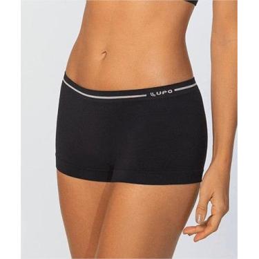 Imagem de Calcinha Boxer Loba Lupo Microfibra - 41800-01, Preto, M