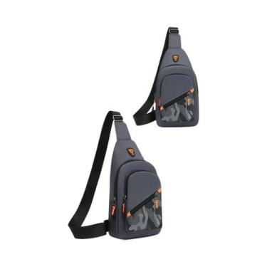 Imagem de Bolsa De Peito Masculina De Nylon 2023 Casual Portátil Transversal De 