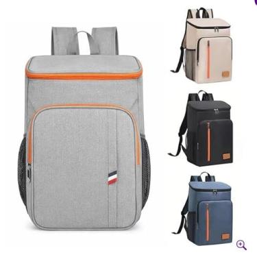 Imagem de Mochila Bolsa Térmica Cooler Grande Impermeável U/VARIADA 23litos