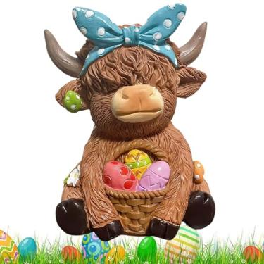 Imagem de Estatuetas De Da Páscoa | Estatueta Animal Resinosa Decoracoes De Pascoa | Decoração De Mesa Tema Fazenda - Para Cozinha Primavera Entrada Escrivaninha Prateleira Lareira