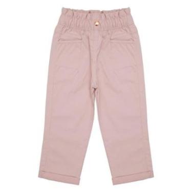 Imagem de Calça Infantil Look Jeans Clochard Sarja Rosa - 02 - ROSÊ-Feminino