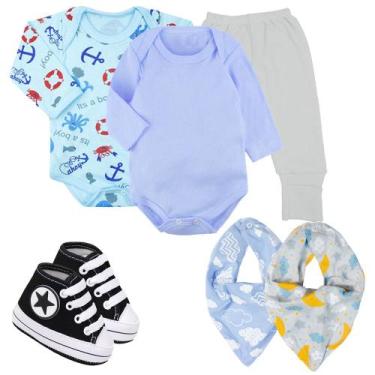 Imagem de Kit Presente Roupa de Bebê 6 Pçs Enxoval Menino Menina - Koala Baby, M