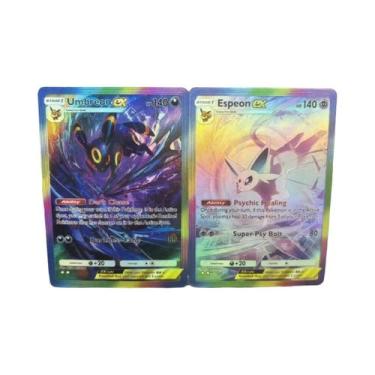 Imagem de Cartas TCG DIY Umbreon Espeon Jolteon, Jogo Clássico De Anime, Present