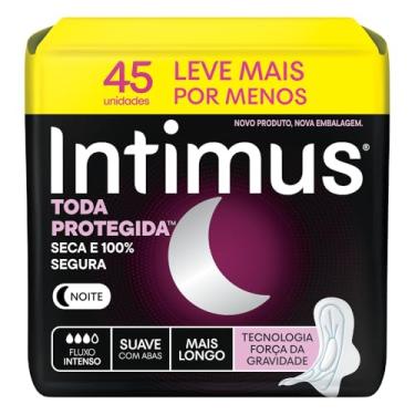 Imagem de Intimus® Absorvente Noturno Extra Proteção Cobertura Suave, 45 unidades