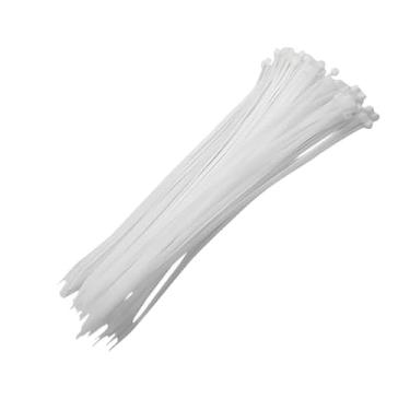 Imagem de Cinta plástica/abraçadeira nylon/fita hellerman para Casa, Escritório e Festas(branca 2,5x15cm 2000UN)