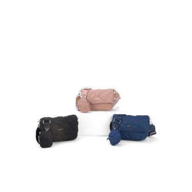 Imagem de Bolsa Transversal Feminina Nylon Gash BG72607 Matelassê
