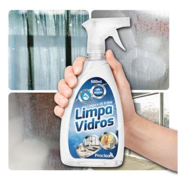 Imagem de Limpa Vidros Limpeza Espelho Box Banheiro Janelas Manchas - 29