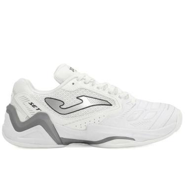 Imagem de Tênis Joma Set - All Court - Branco e Cinza, 42