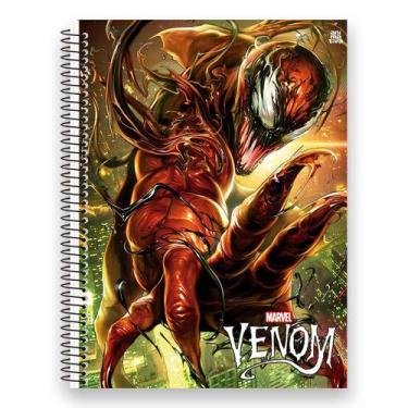 Imagem de Caderno Venom Universitário 10M Espiral Capa Dura 160 Fls, Dourado